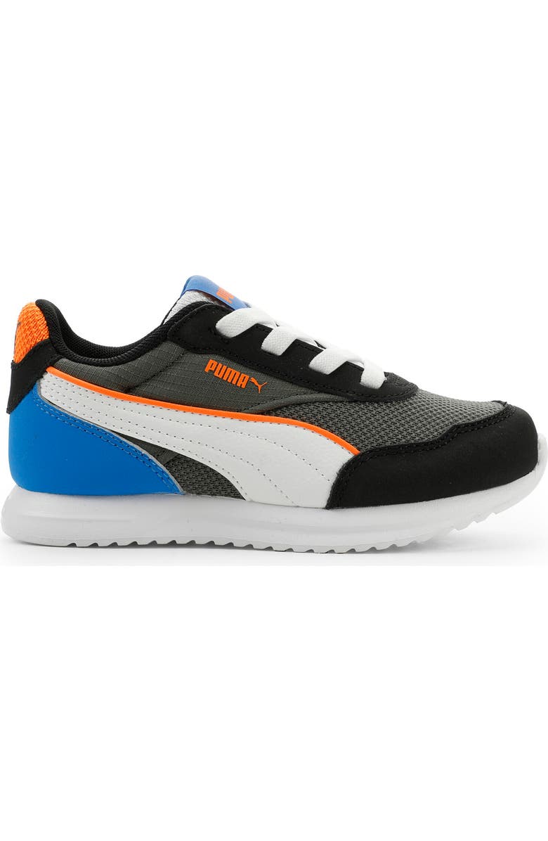 PUMA Kids' R78 Gravity Sneaker, Alternate, color, Mineral Gray/ White/ Orange