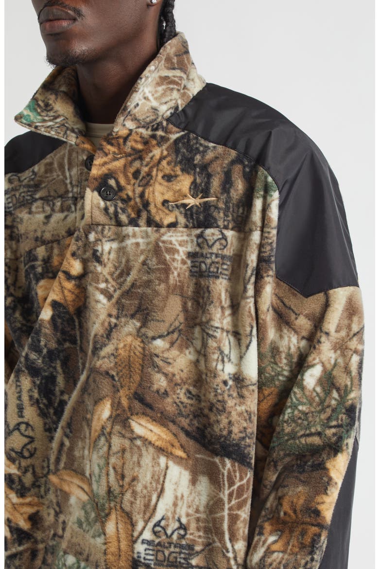 Basecamp Fleece Pullover, Alternate, color, REALTREE CAMO