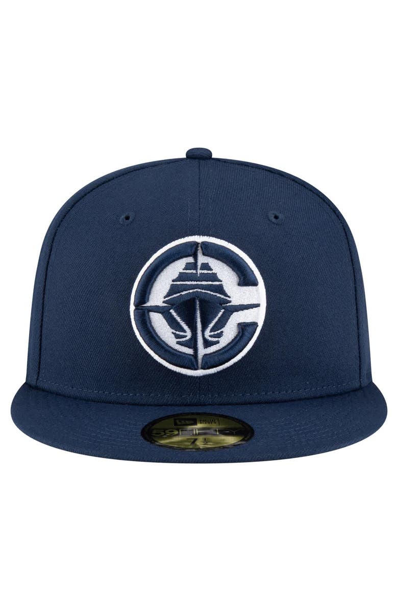 New Era Men's New Era Navy LA Clippers 59FIFTY Fitted Hat, Alternate, color, Navy