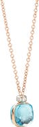 Pomellato Nudo Blue Topaz Pendant Necklace