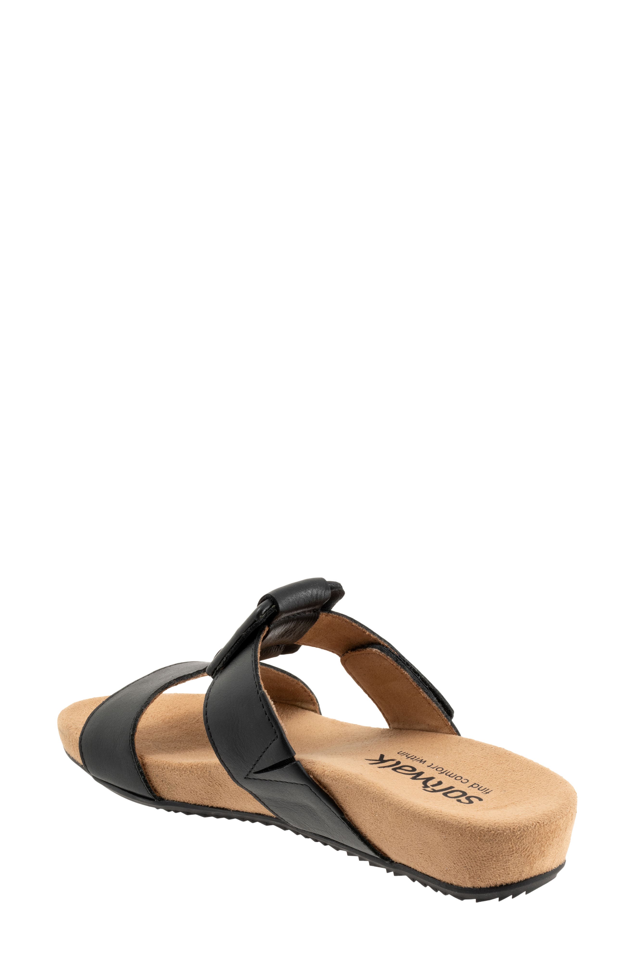 SoftWalk<sup>®</sup> Bexley Platform Slide Sandal, Alternate, color, Black