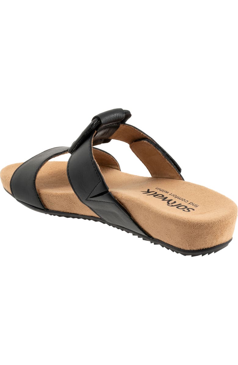 SoftWalk<sup>®</sup> Bexley Platform Slide Sandal, Alternate, color, Black