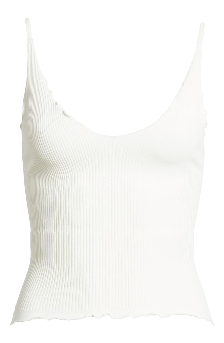 Free People Easy to Love Rib Crop Cami, Alternate, color, Ivory