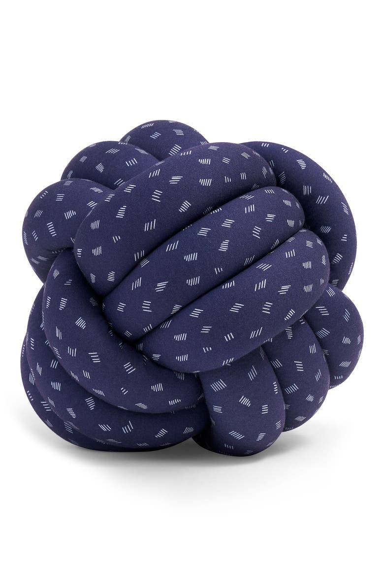 Hugget Knot Organic Cotton Accent Pillow, Main, color, MATCHSTICK