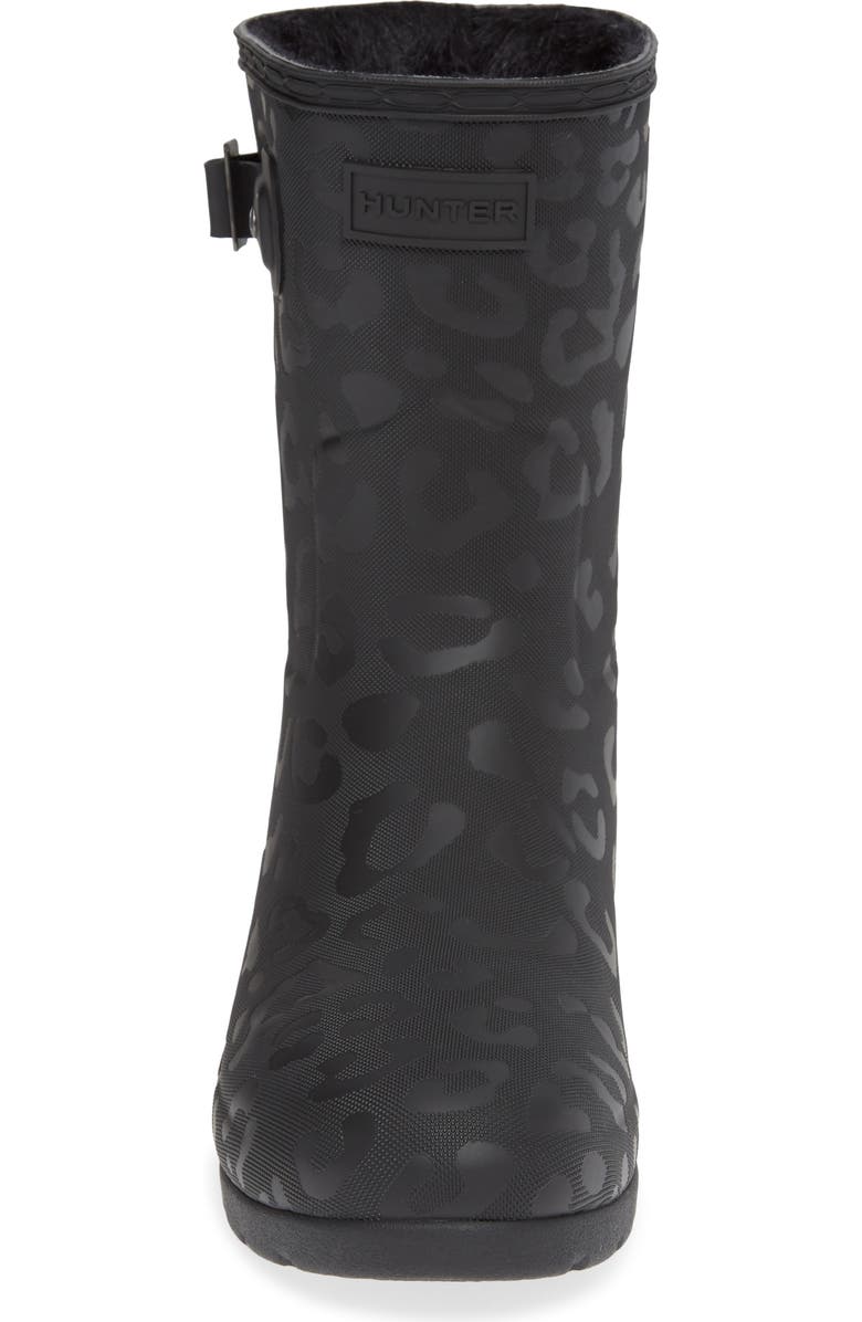 Hunter Original Insulated Refined Short Rain Boot, Alternate, color,