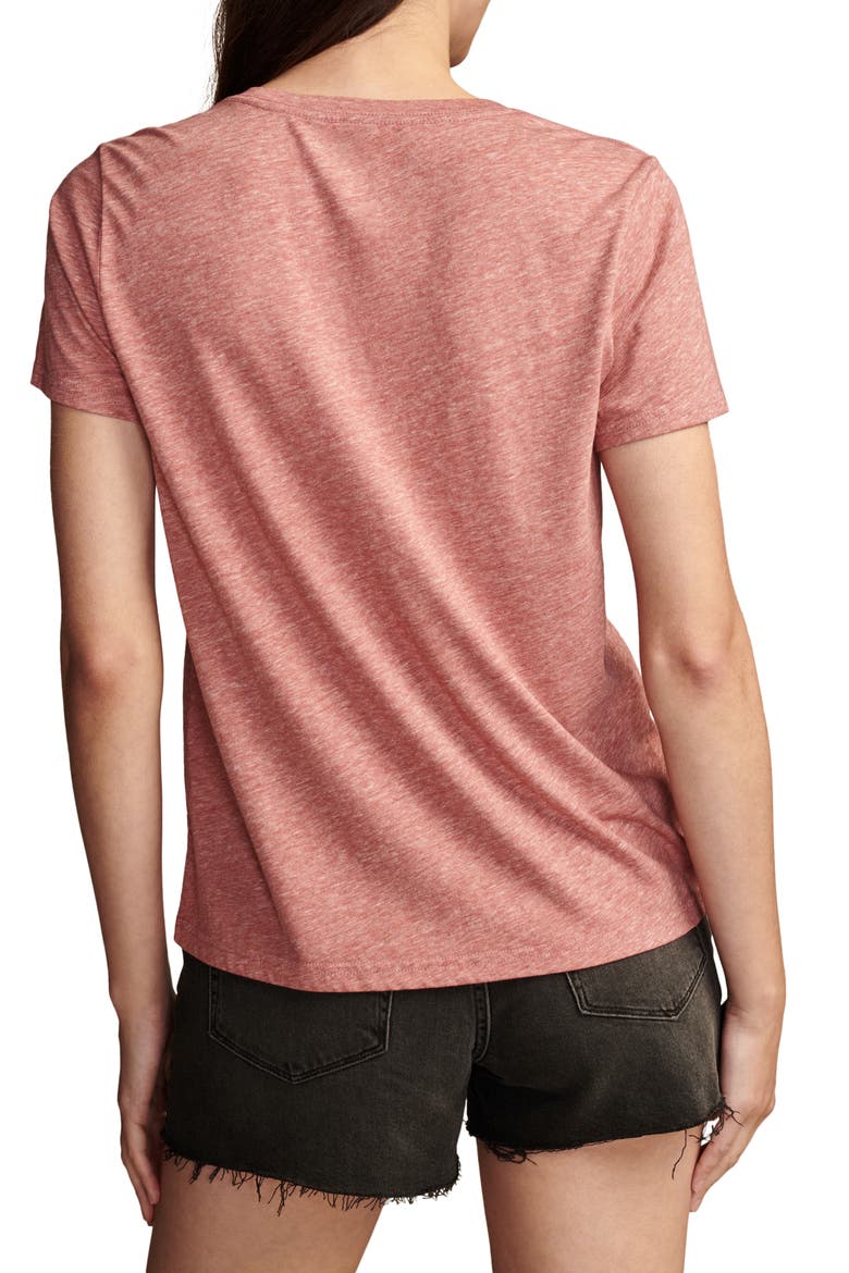 Follow Your Heart Graphic T-Shirt, Alternate, color, 6230 BRICK RED