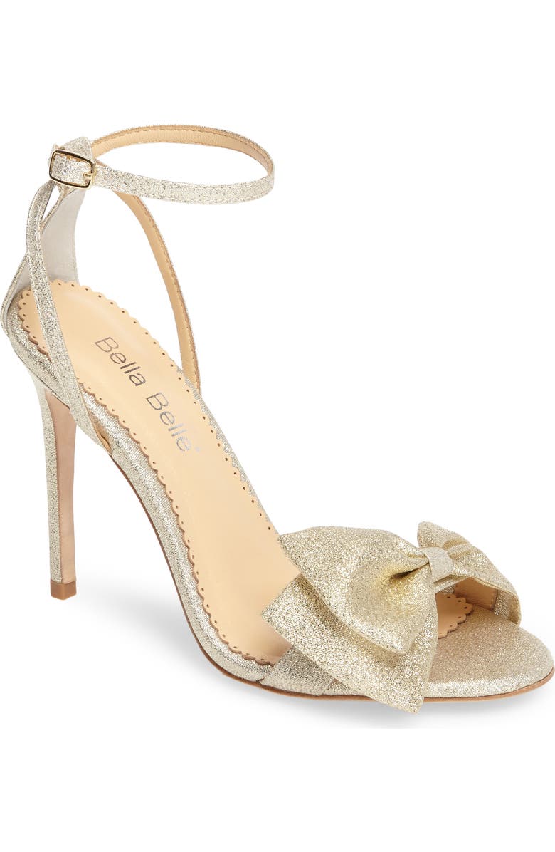Bella Belle Aubrey Bow Ankle Strap Sandal, Main, color,