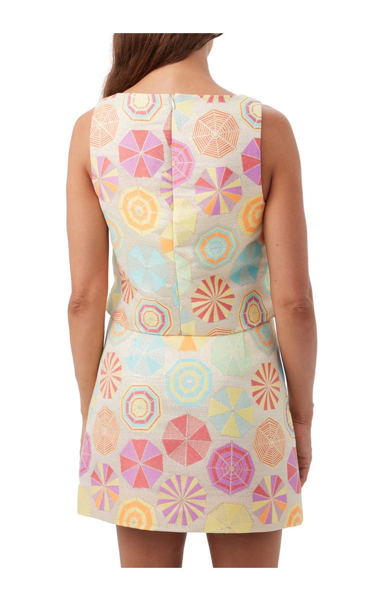 Trina Turk Cayley 2 Umbrella Jacquard Top, Alternate, color,
