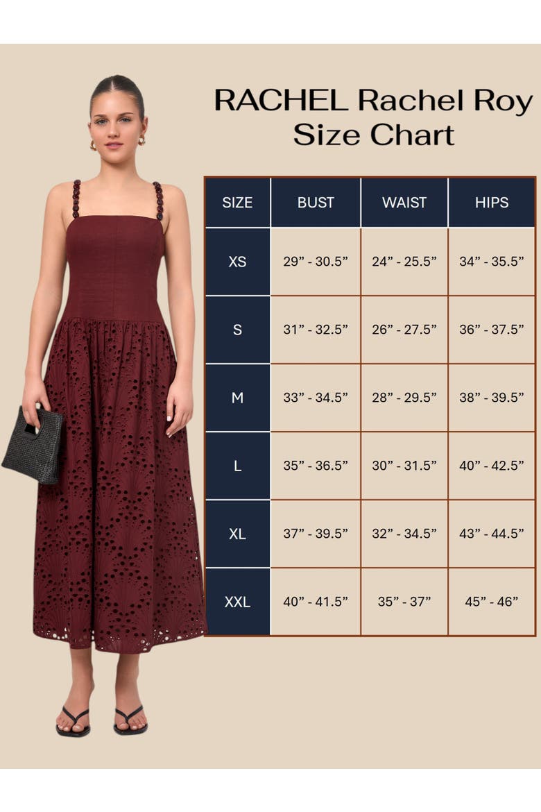 Maristella Drop Waist Bead Strap Midi Dress, Alternate, color, Dark Red