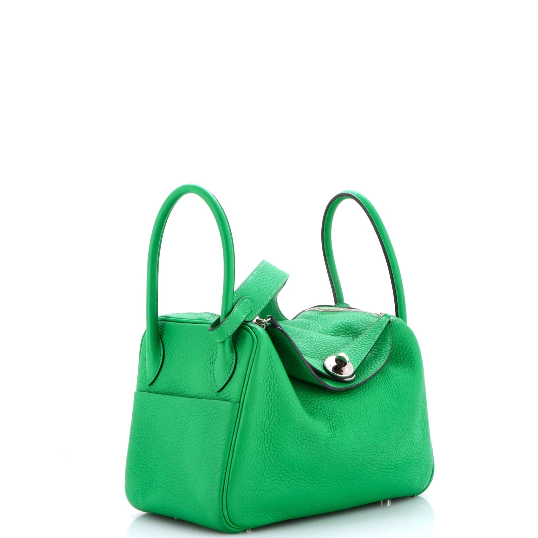 Pre-Owned Hermes Lindy Bag Clemence 26, Alternate, color, Green