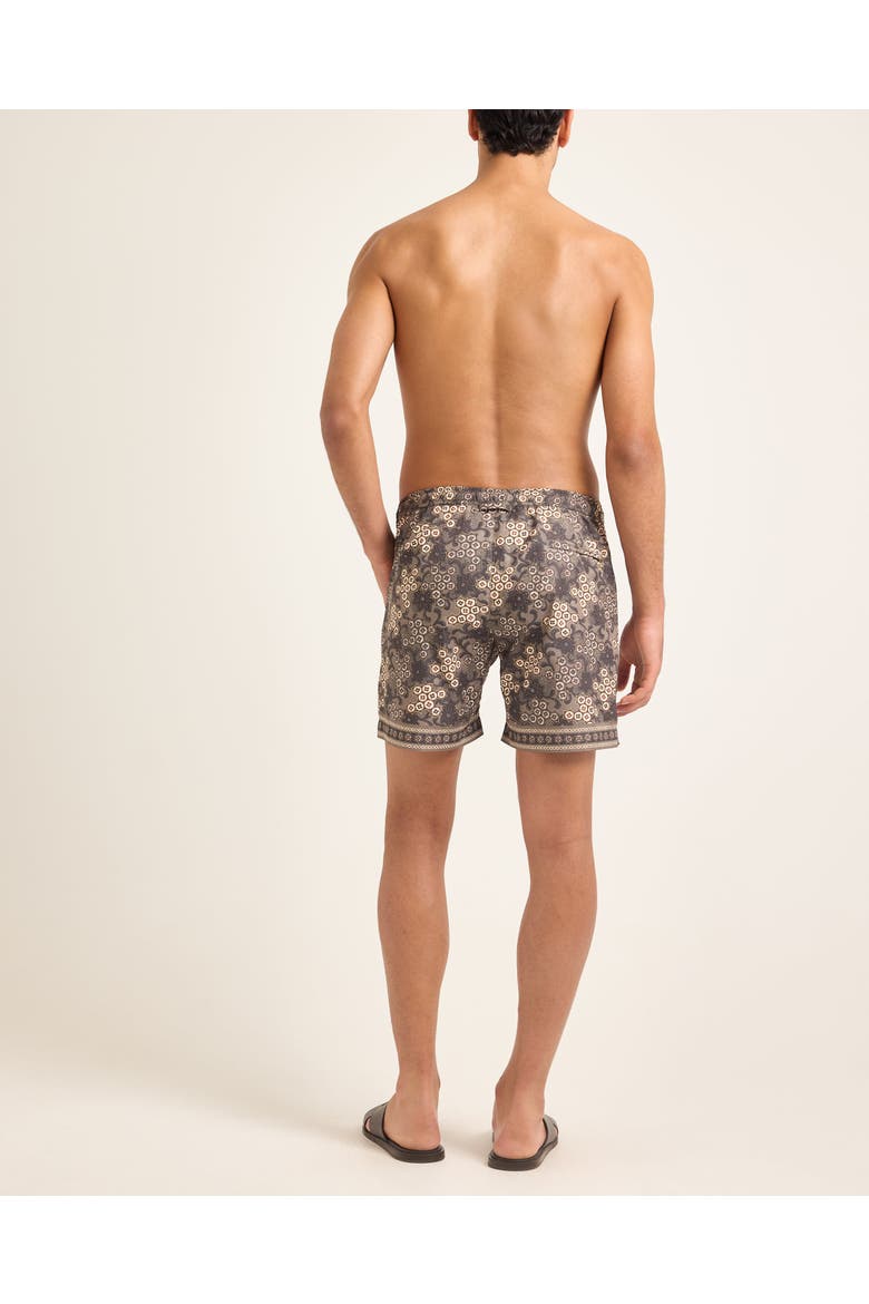 Bulldog Drawcord Tailored-Fit Swim Shorts, Alternate, color, Bronze