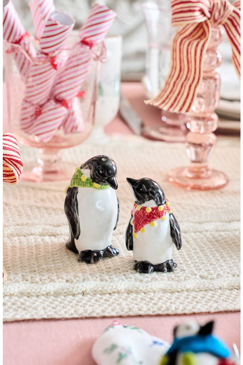Clever Creatures Penguin Salt & Pepper Shaker Set, Alternate, color, MULTI