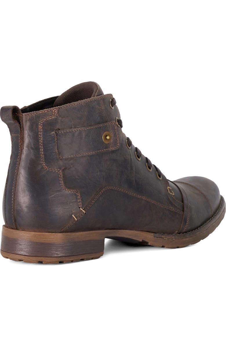 Dune London Simon Boot, Alternate, color, Dark Brown