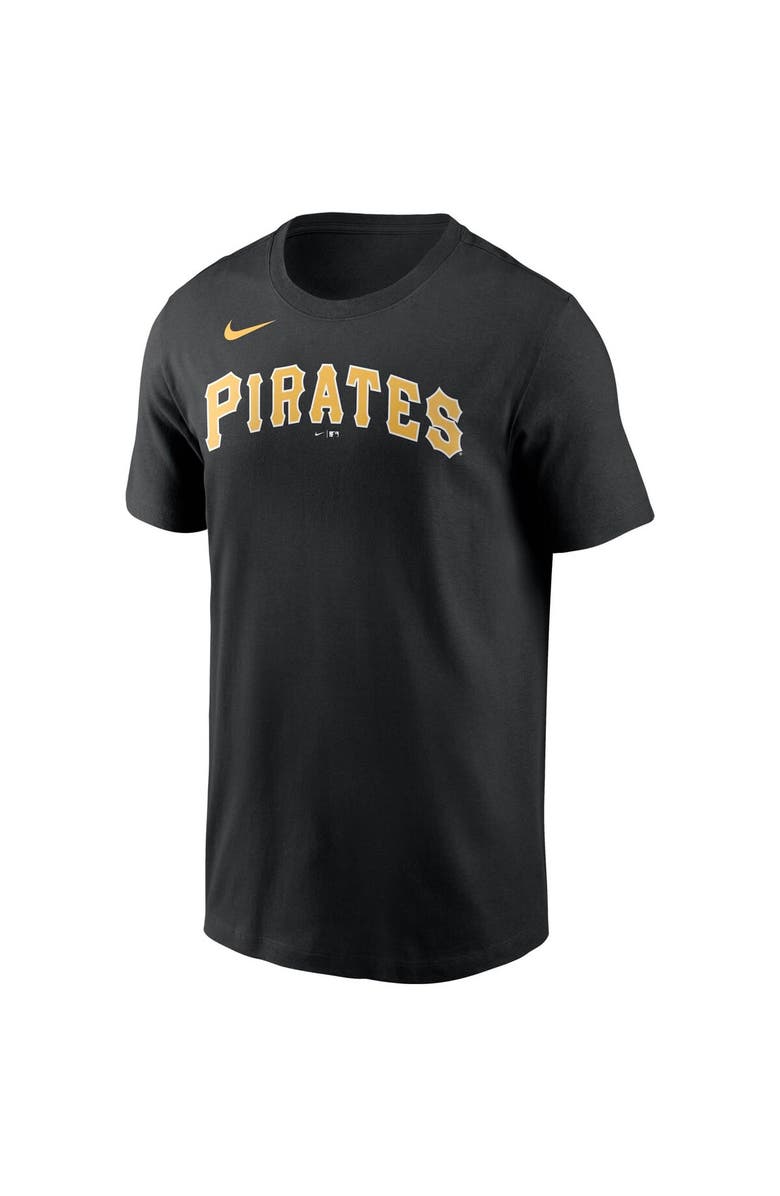 Nike Men's Nike Black Pittsburgh Pirates Team Wordmark T-Shirt, Alternate, color, Black