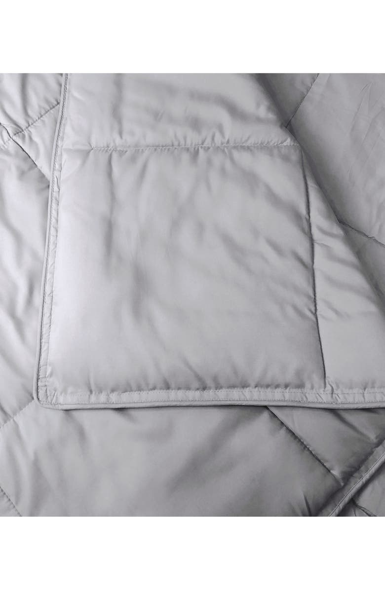 SOUTHSHORE FINE LINENS Vilano Down Alternative Comforter, Alternate, color, Steel Gray