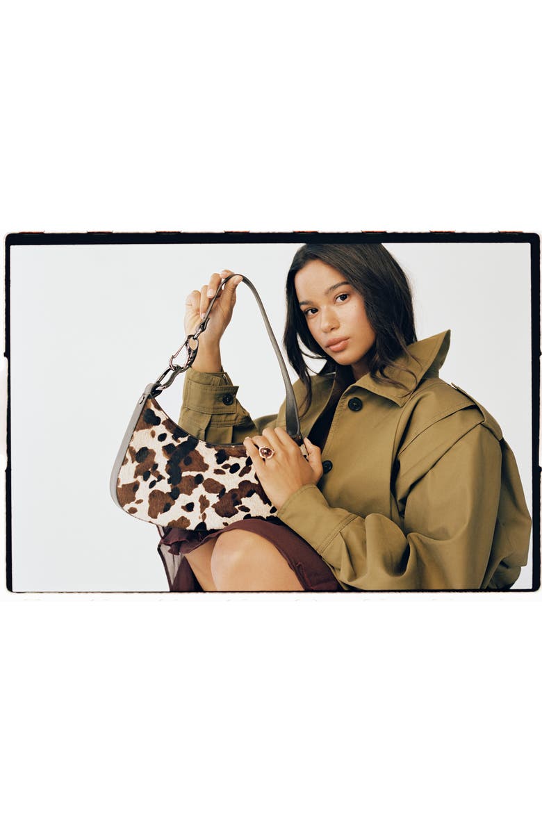 Dolce Vita Shelbee Genuine Calf Hair Shoulder Bag, Alternate, color, Brown Multi