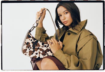 Shelbee Genuine Calf Hair Shoulder Bag
