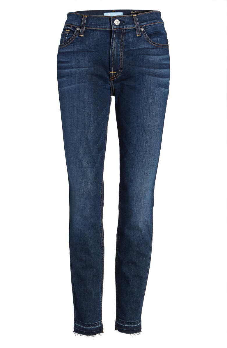 7 For All Mankind <sup>®</sup> b(air) Released Hem Ankle Skinny Jeans, Alternate, color,
