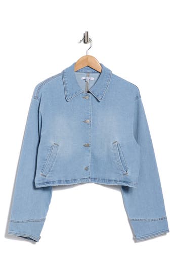 Afrm Los Angeles Winslow Denim Jacket In Blue