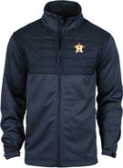 DUNBROOKE Men's Dunbrooke Heather Navy Houston Astros Explorer Full-Zip Jacket