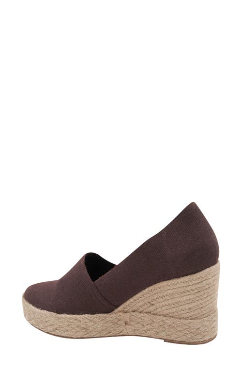 Andre Assous André Assous Patti Espadrille Wedge In Cocoa Powder
