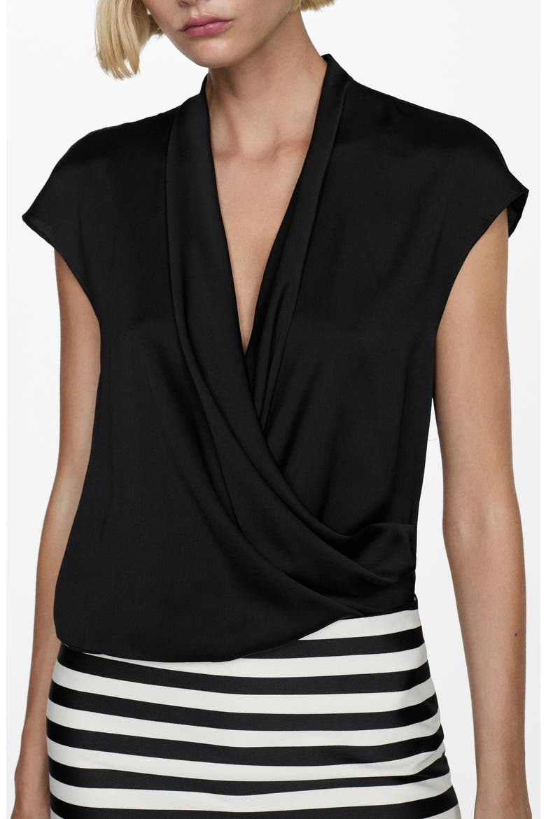 Wrap Front Top, Main, color, BLACK