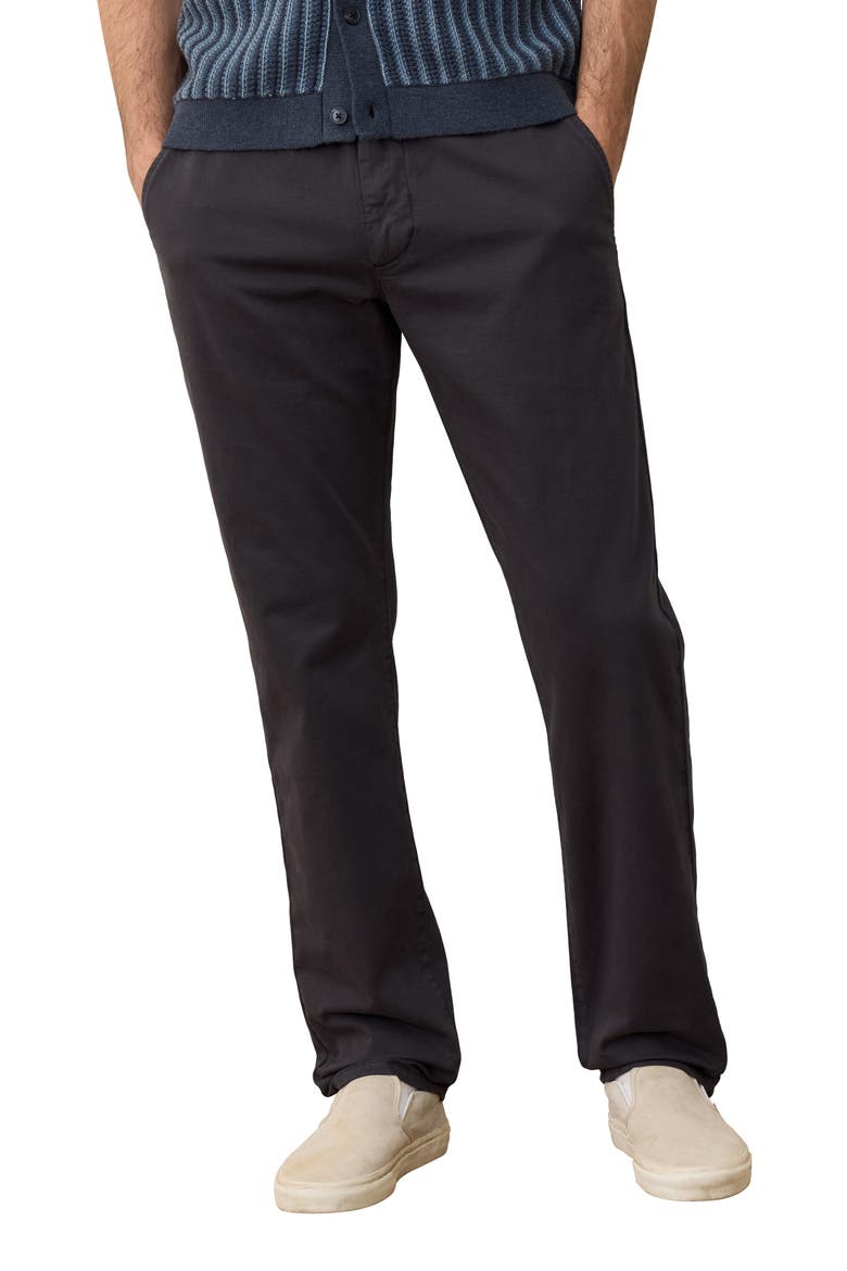 Saturday Slim Straight Chinos, Main, color, WASHED BLACK