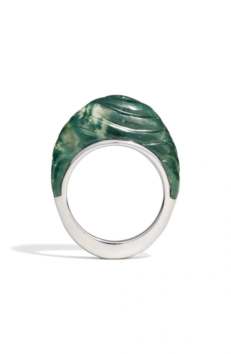 Awe Inspired Terra Futura Carved Wave Ring, Main, color, 