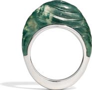 Awe Inspired Terra Futura Carved Wave Ring
