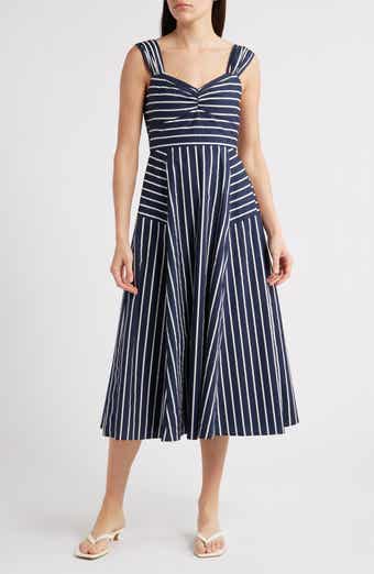 ZOE AND CLAIRE Mixed Stripe Sleeveless Sundress