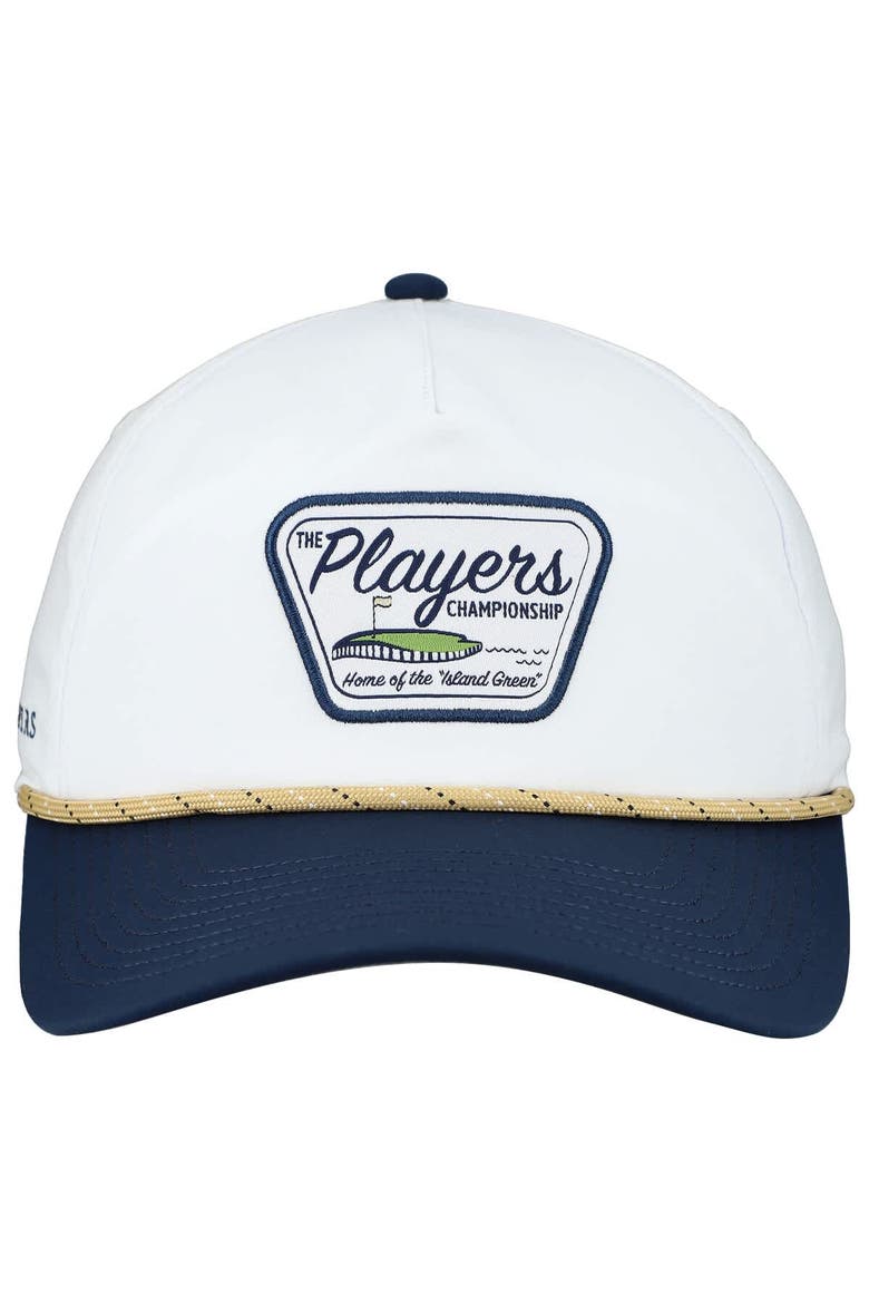 Men's FootJoy White THE PLAYERS Island Green Patch Rope Adjustable Hat, Alternate, color, White