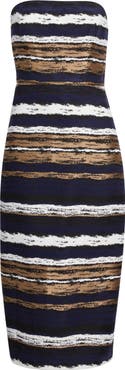 Sam Edelman Strapless Brocade Dress