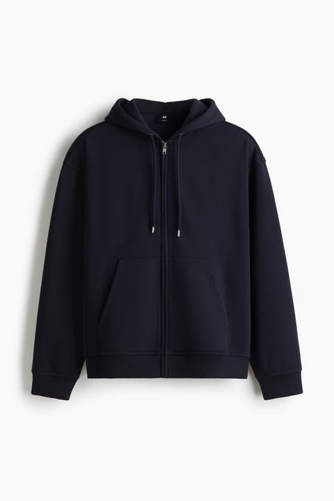 Loose  Fit Zip-through Hoodie