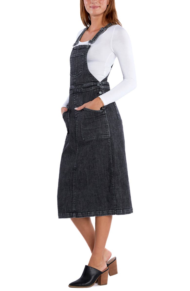 Wash Lab Denim Estelle Denim Dress, Alternate, color, Smooth Grey