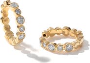 Mark Henry Bubbly Diamond Mini Hoop Earrings