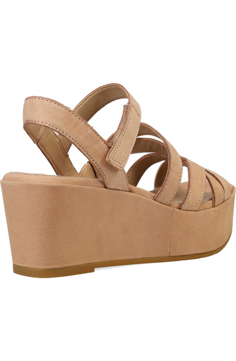 Eileen Fisher Mazy Strappy Platform Sandal, Alternate, color, Latte