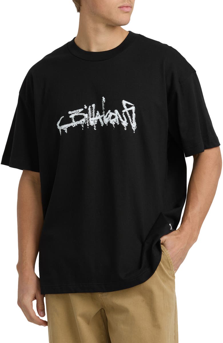 Billabong Identity OG Cotton Graphic T-Shirt, Main, color, Black