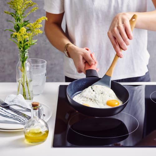 Brabantia Tasty+ 9.5" Sauté Pan With Lid, Nonstick Ceramic Coating In Blue