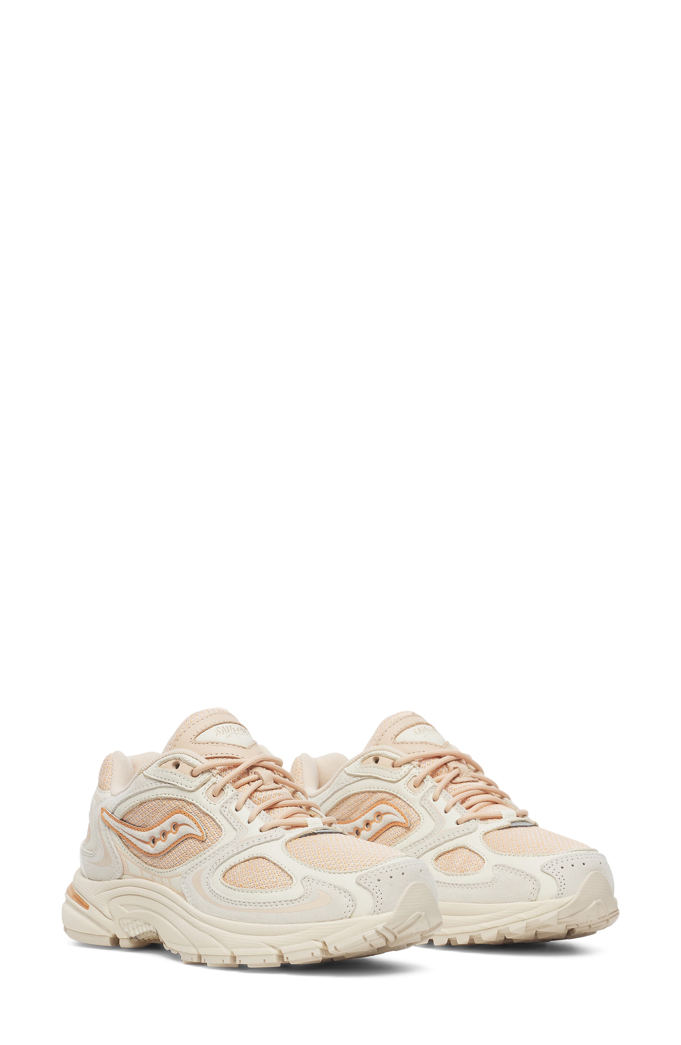 Grid Jazz 9 Sneaker, Main, color, PEACH