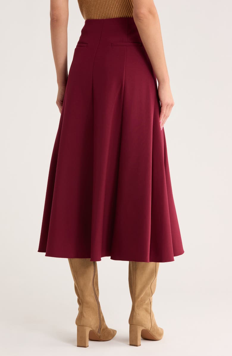 Simkhai Dottie A-Line Midi Skirt, Alternate, color,