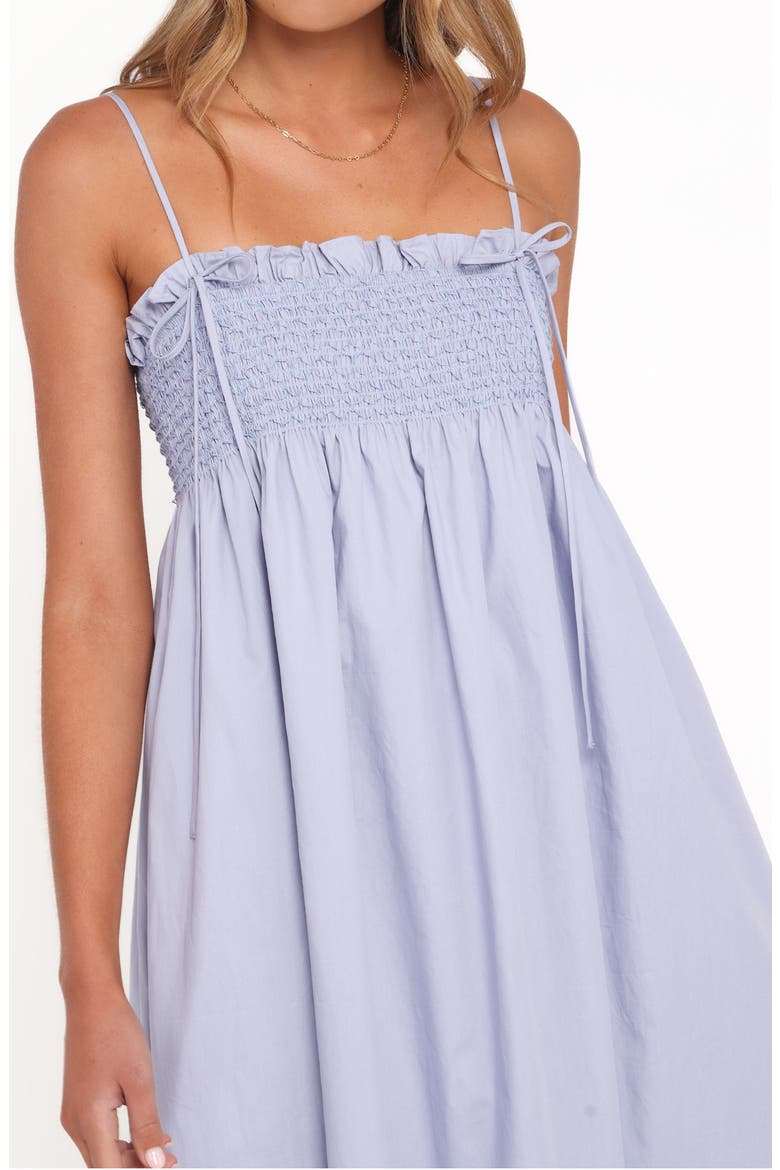Josie Smocked Maxi Dress, Alternate, color, CORNFLOWER BLUE