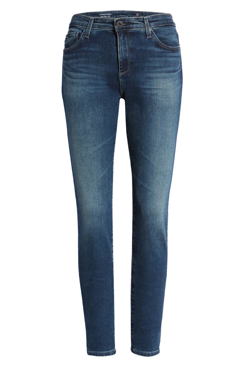The Legging Ankle Super Skinny Jeans, Alternate, color, GEORGETOWN