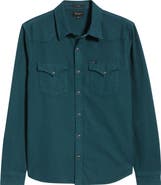 AG Huston Classic Fit Western Snap-Up Shirt