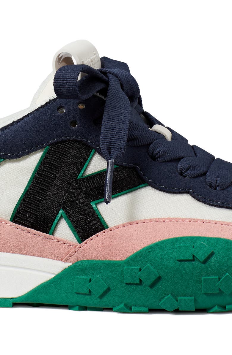 Kate Spade New York k as in kate sneaker, Alternate, color, Cream/ Verdant Green