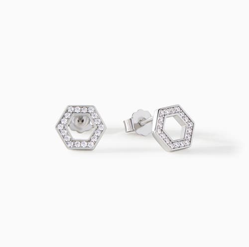 Ora Ana The Olivia Stud Earrings In Transparent