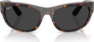 Ray-Ban 63mm Polarized Pillow Sunglasses