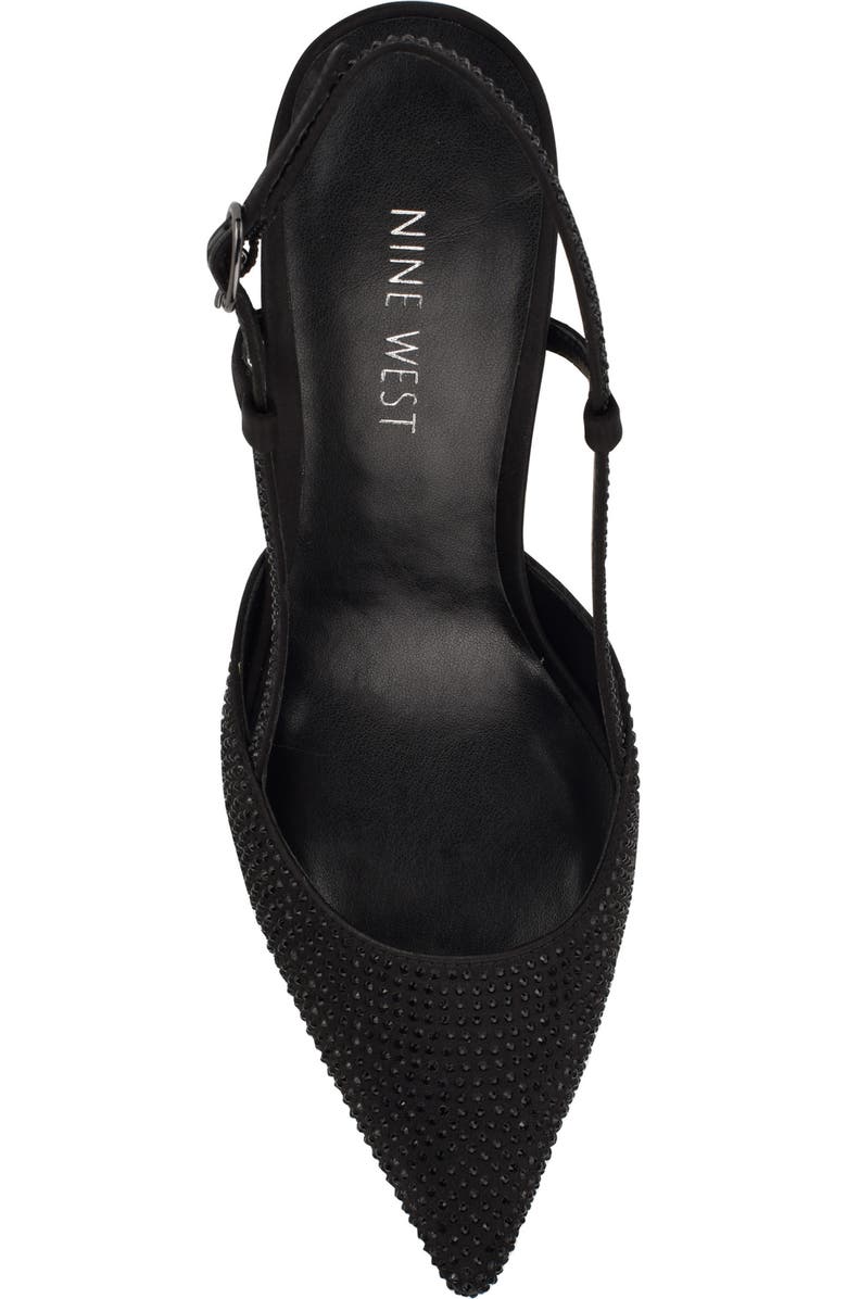 Nine West Romeo Rhinestone Slingback Pump, Alternate, color,