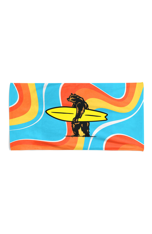 Everyday California 70's Brutus Beach Towel In Multi