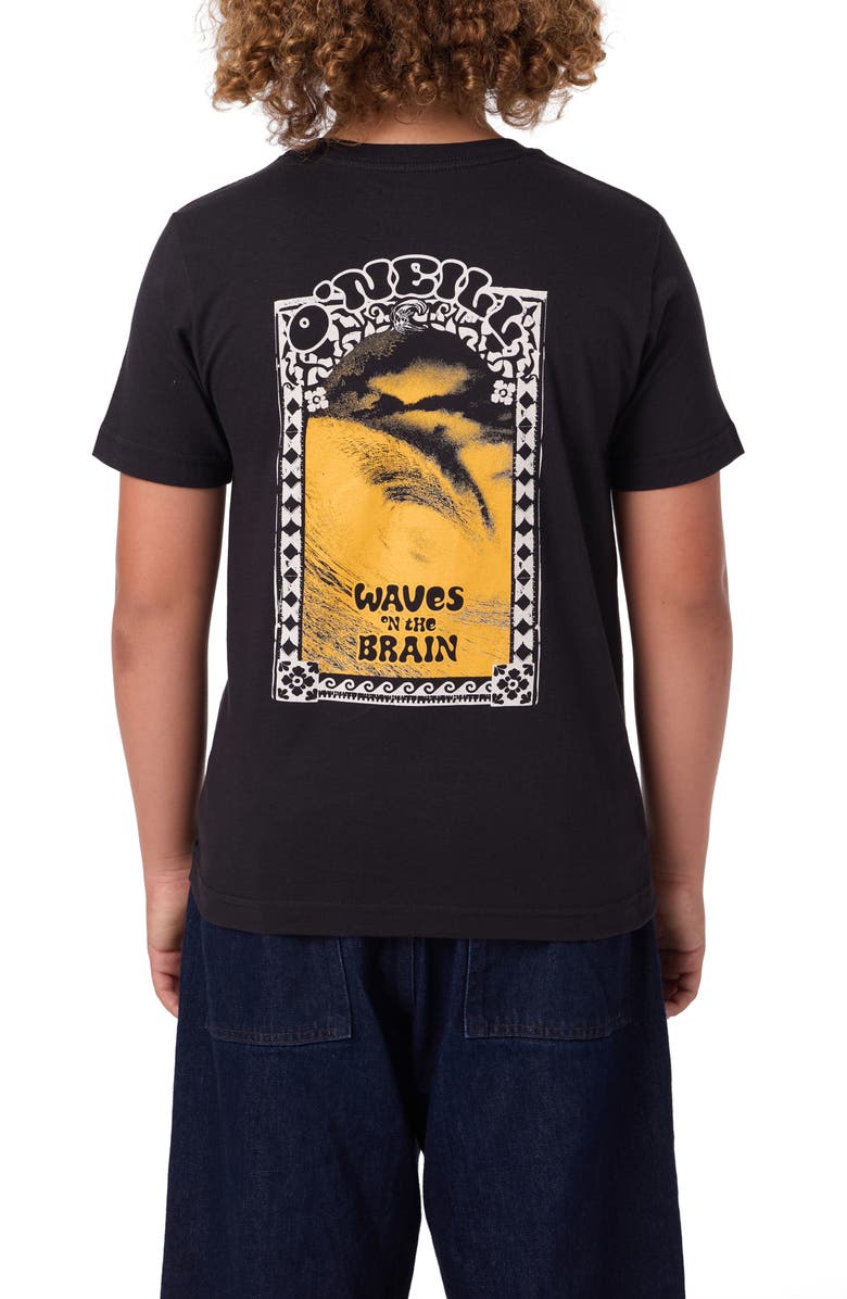 O'Neill Kids' Hacked Graphic T-Shirt, Alternate, color, Black