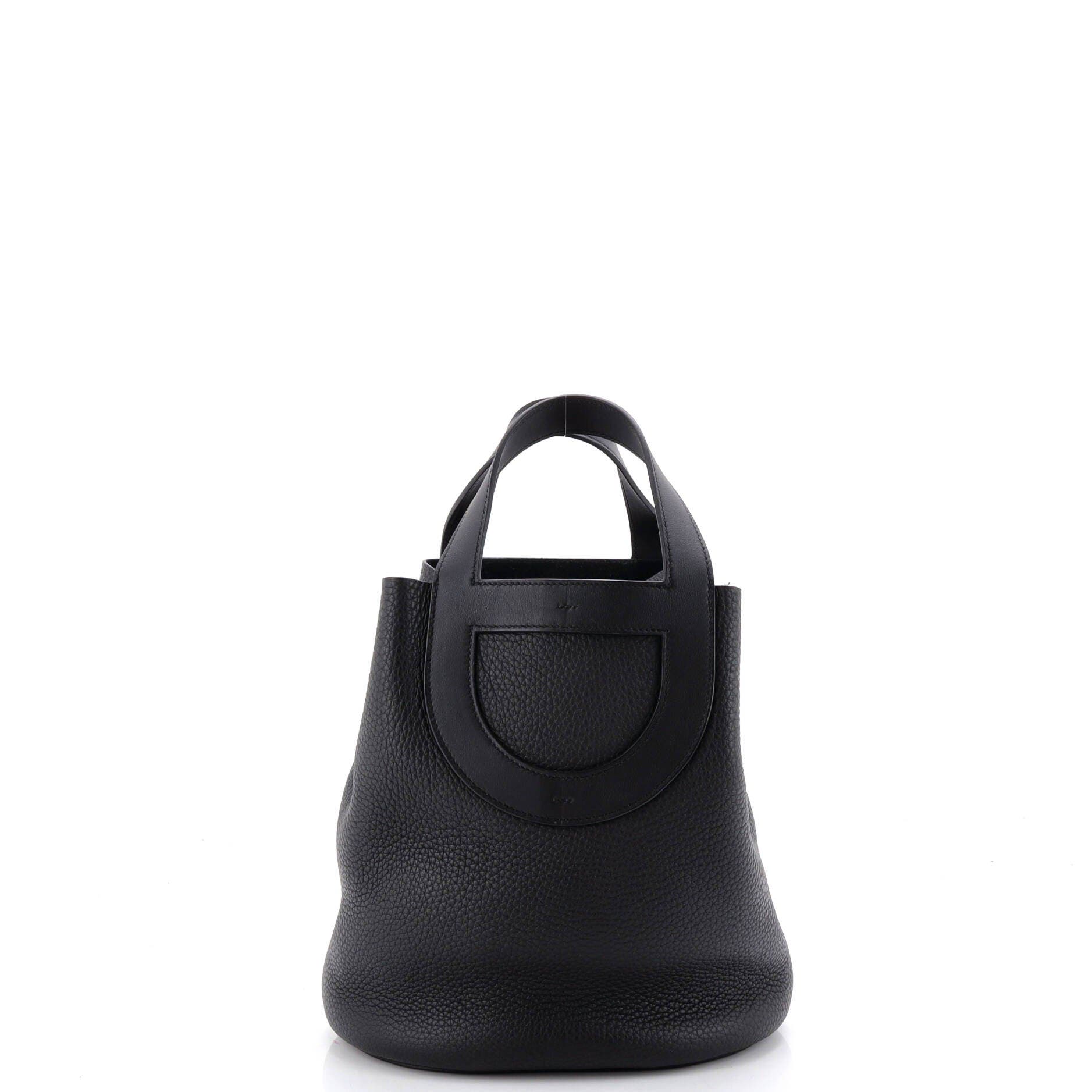 Pre-Owned Hermes In-The-Loop Bag Clemence with Swift 23, Alternate, color, Noir